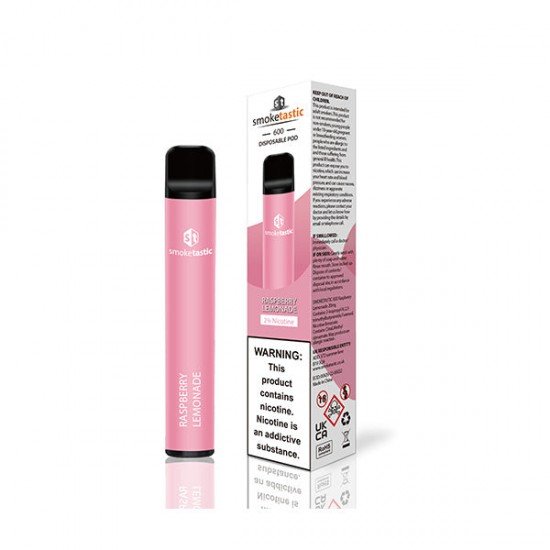 20mg Smoketastic ST600 Bar Disposable Vape Device 600 Puffs - Flavour: Pink Lemonade