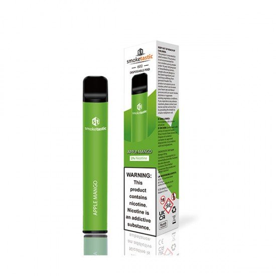 20mg Smoketastic ST600 Bar Disposable Vape Device 600 Puffs - Flavour: Apple Mango