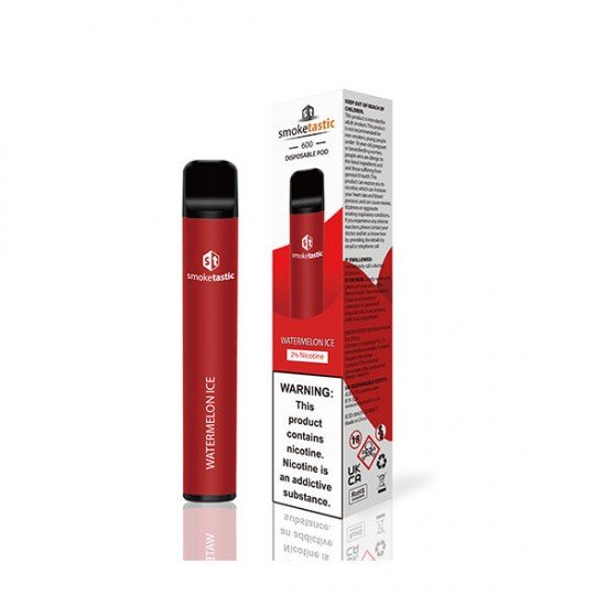 20mg Smoketastic ST600 Bar Disposable Vape Device 600 Puffs - Flavour: Watermelon Ice