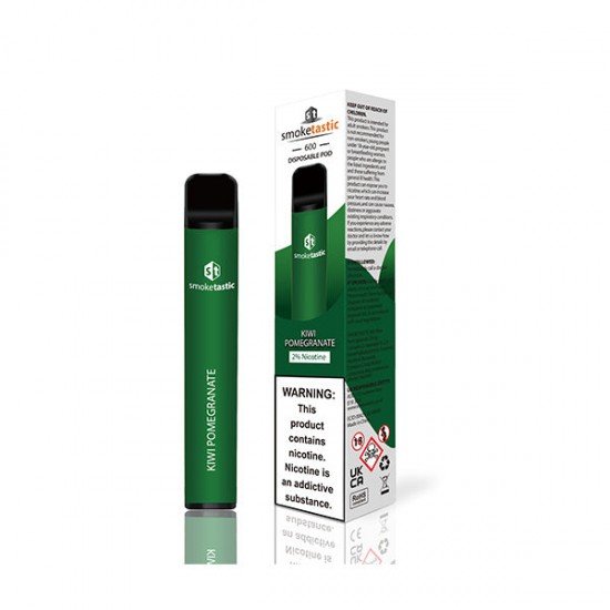 20mg Smoketastic ST600 Bar Disposable Vape Device 600 Puffs - Flavour: Kiwi Pomegranate