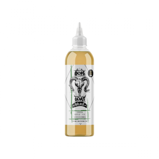 Dope Goat Deluxe 10,000 CBD + CBG E-liquid 250ml (70VG/30PG) - Flavour: Green Apple Ice