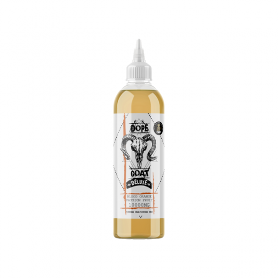 Dope Goat Deluxe 10,000 CBD + CBG E-liquid 250ml (70VG/30PG) - Flavour: Blood Orange Passion Fruit