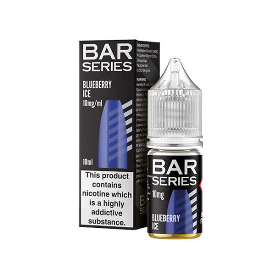 10mg Bar Series 10ml Nic Salts (50VG/50PG) - Flavour: Blueberry Ice