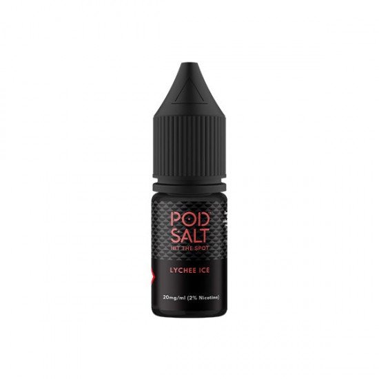 11mg Pod Salt Core 10ml Nic Salts (50VG/50PG) - Flavour: Lychee Ice