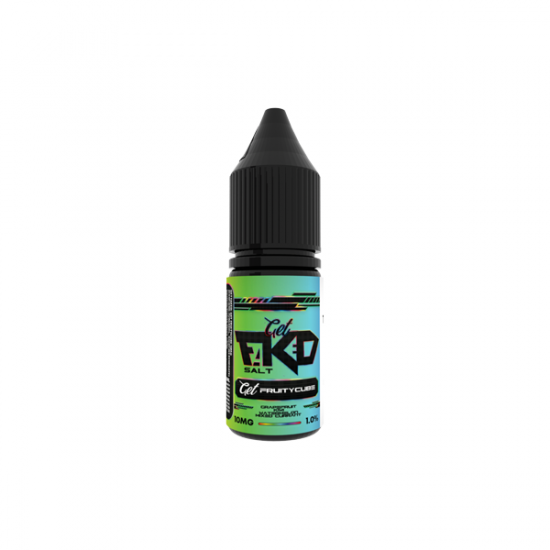 10mg Get Faked Salts 10ml Nic Salts (50VG/50PG) - Flavour: Get Fruitycube