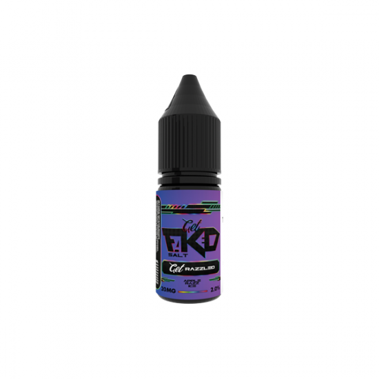 10mg Get Faked Salts 10ml Nic Salts (50VG/50PG) - Flavour: Get Razzled