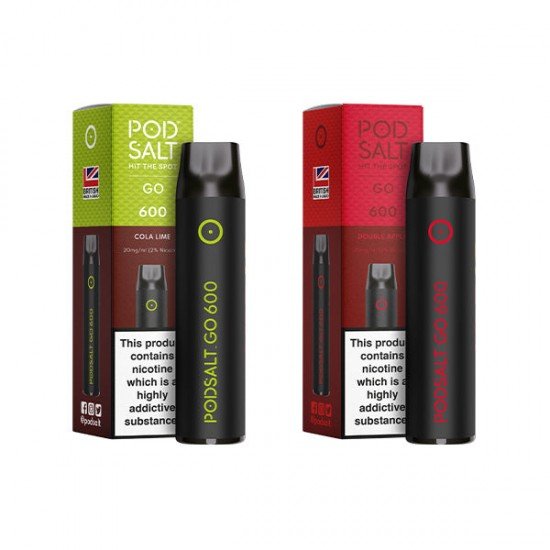 20mg Pod Salt Go 600 Disposable Vape Device 600 Puffs - Flavour: Energy