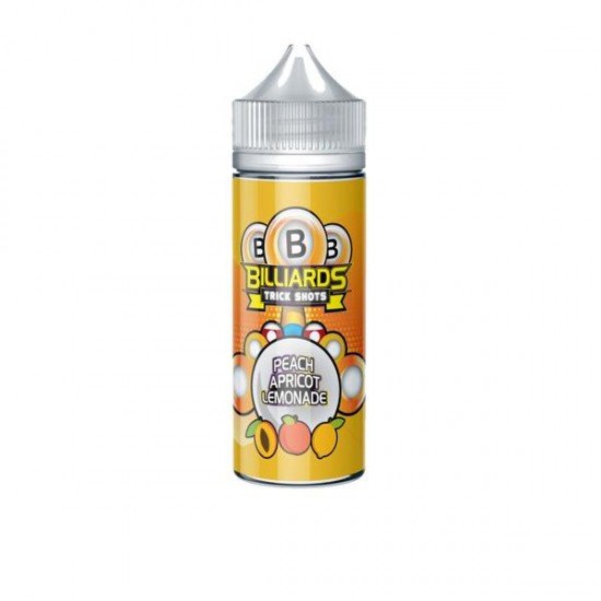 Billiards Trick Shots Range 100ml Shortfill 0mg (70VG/30PG) - Amount: x1 & Flavour: Peach Apricot Lemonade