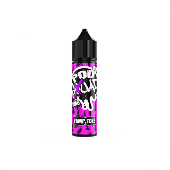 0mg Pod Squad 50ml E-liquid (50VG/50PG) - Flavour: Vamp Toes