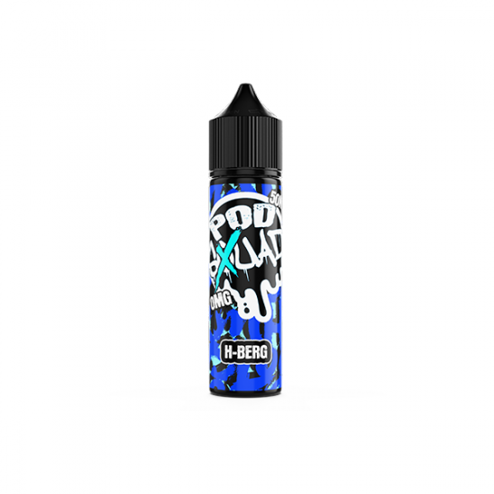 0mg Pod Squad 50ml E-liquid (50VG/50PG) - Flavour: H-Berg