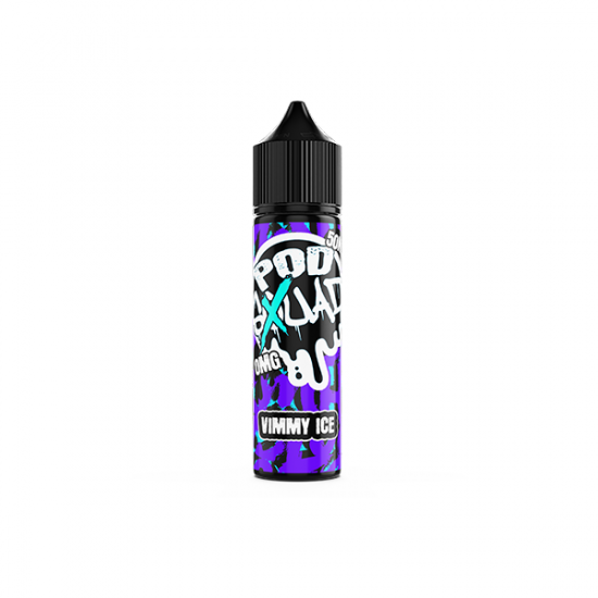 0mg Pod Squad 50ml E-liquid (50VG/50PG) - Flavour: Vimmy Ice