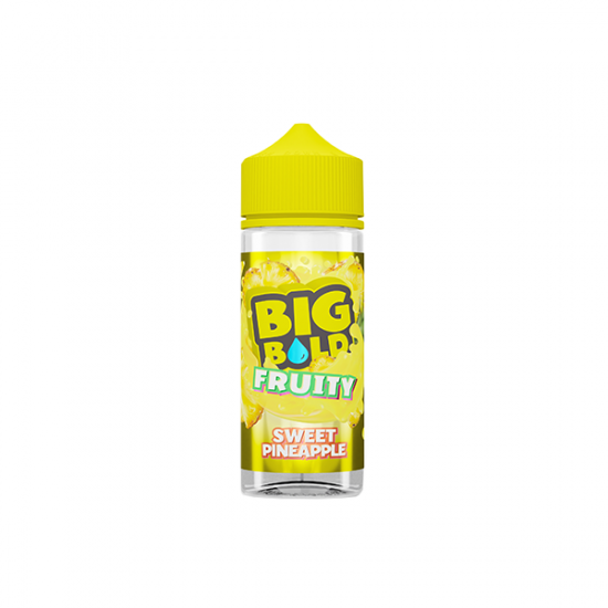 0mg Big Bold Fruity Series 100ml Shortfill (70VG/30PG) - Flavour: Sweet Pineapple