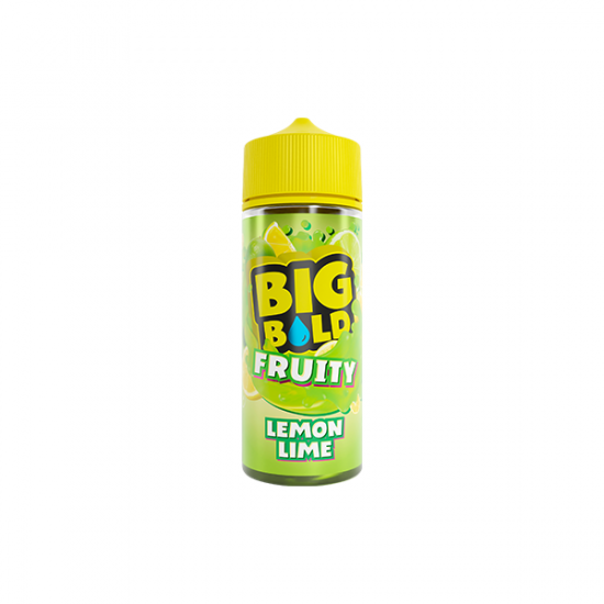 0mg Big Bold Fruity Series 100ml Shortfill (70VG/30PG) - Flavour: Lemon Lime