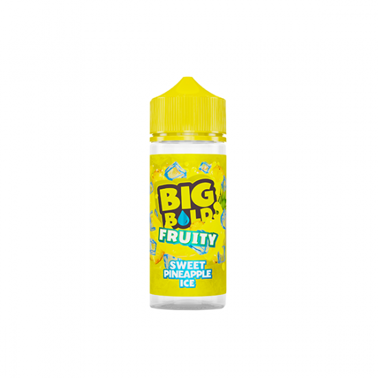 0mg Big Bold Fruity Series 100ml Shortfill (70VG/30PG) - Flavour: Sweet Pineapple Ice