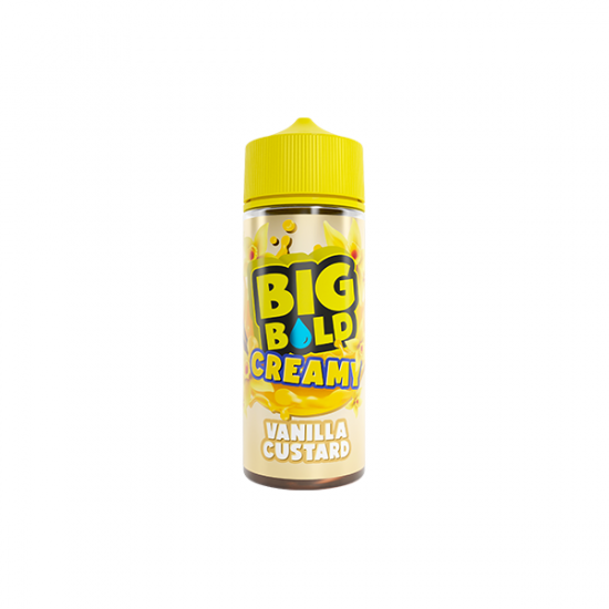 0mg Big Bold Creamy Series 100ml Shortfill  (70VG/30PG) - Flavour: Vanilla Custard