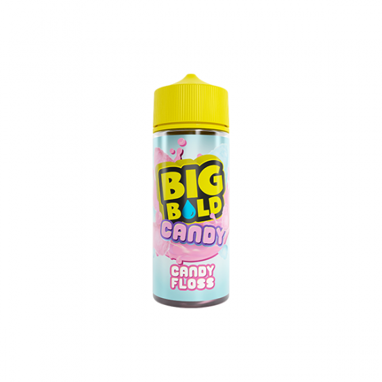 0mg Big Bold Candy Series 100ml Shortfill  (70VG/30PG) - Flavour: Candy Floss