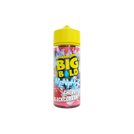 0mg Big Bold Menthol Series 100ml Shortfill  (70VG/30PG) - Flavour: Cherry Blackcurrant