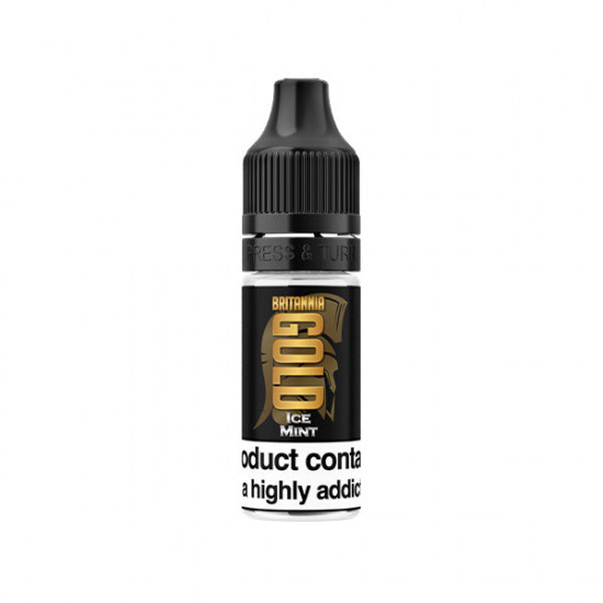 Britannia Gold 0mg 10ml E-Liquids (40VG/60PG) - Flavour: Ice Mint