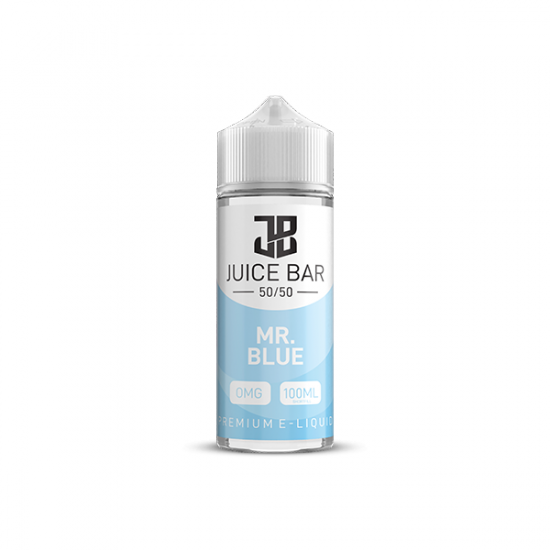 Juice Bar 100ml Shortfill 0mg (50VG/50PG) - Flavour: Mr Blue