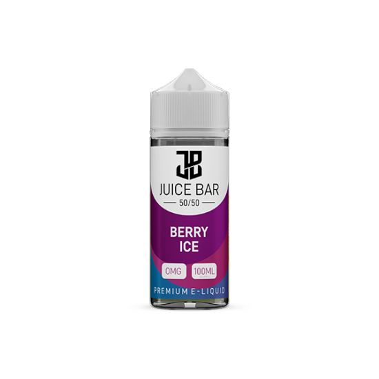 Juice Bar 100ml Shortfill 0mg (50VG/50PG) - Flavour: Berry Ice