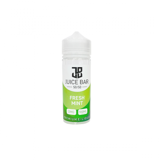 Juice Bar 100ml Shortfill 0mg (50VG/50PG) - Flavour: Fresh Mint