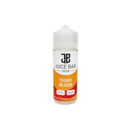 Juice Bar 100ml Shortfill 0mg (50VG/50PG) - Flavour: Tiger Blood