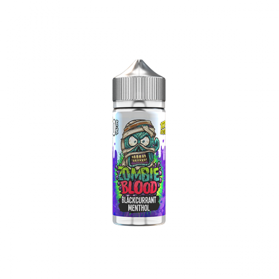 Zombie Blood 100ml Shortfill 0mg (50VG/50PG) - Flavour: Blackcurrant Menthol