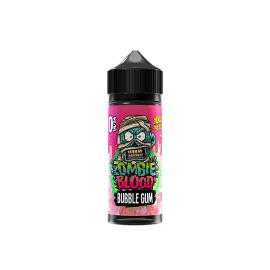 Zombie Blood 100ml Shortfill 0mg (50VG/50PG) - Flavour: Bubblegum