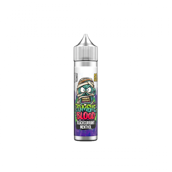 Zombie Blood 50ml Shortfill 0mg (50VG/50PG) - Flavour: Blackcurrant Menthol