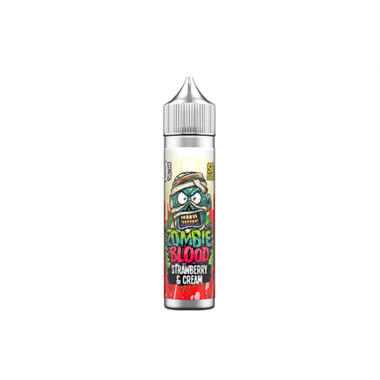 Zombie Blood 50ml Shortfill 0mg (50VG/50PG) - Flavour: Strawberry & Cream