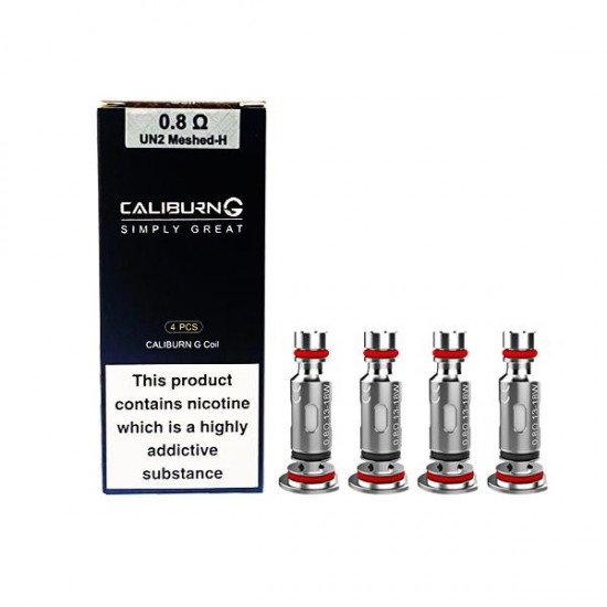 Uwell Caliburn G Replacement Coils - Resistance: 0.8ohms