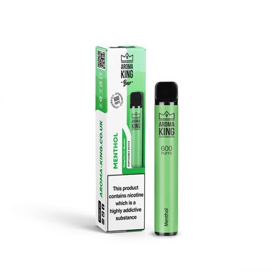 10mg Aroma King Bar 600 Disposable Vape Device 600 Puffs - Flavour: Menthol