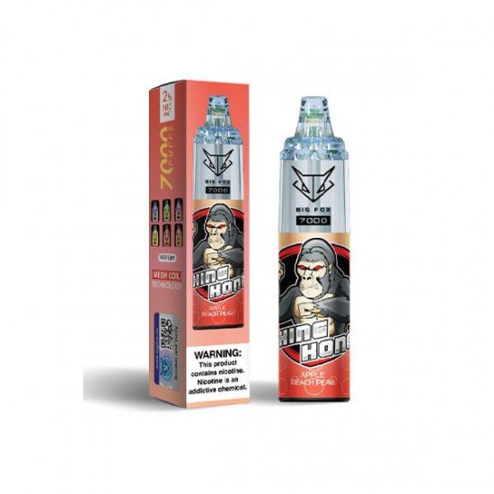 0mg Aroma King Tornado Disposable Vape Device 7000 Puffs - Flavour: Apple Peach Pear