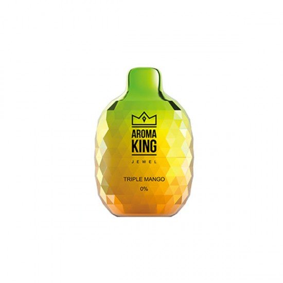 0mg Aroma King Jewel Disposable Vape Device 8000 Puffs - Flavour: Triple Mango