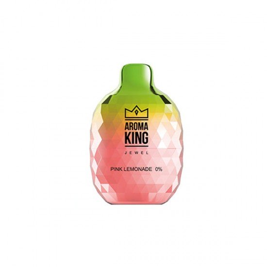 0mg Aroma King Jewel Disposable Vape Device 8000 Puffs - Flavour: Pink Lemonade