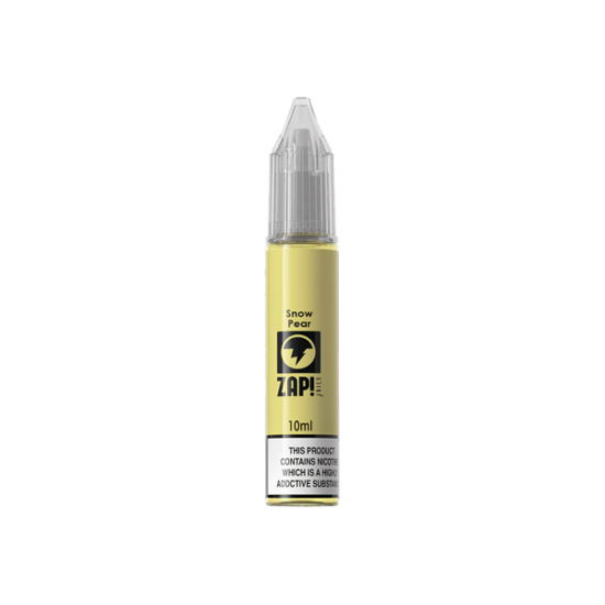 10mg Zap! Juice 10ml Nic Salts (50VG/50PG) - Flavour: Snow Pear