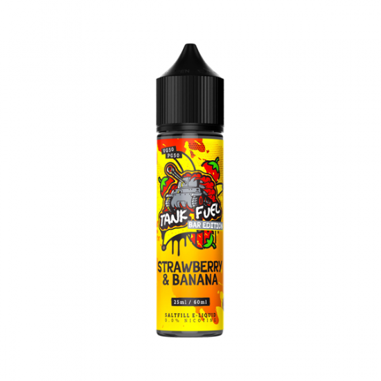 Tank Fuel Bar Edition 60ml Saltfill 0mg (50VG/50PG) - Flavour: Strawberry & Banana