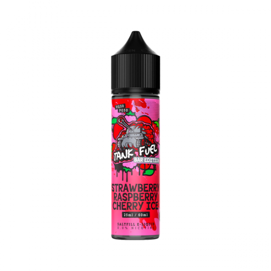 Tank Fuel Bar Edition 60ml Saltfill 0mg (50VG/50PG) - Flavour: Strawberry Raspberry Cherry Ice