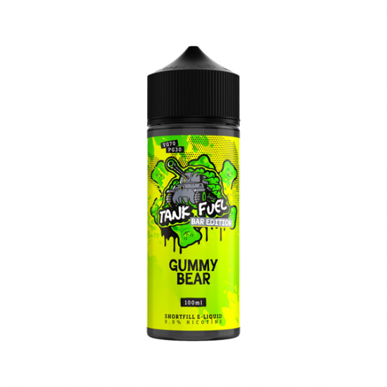 Tank Fuel Bar Edition 100ml Shortfill 0mg (70VG/30PG) - Flavour: Gummy Bear