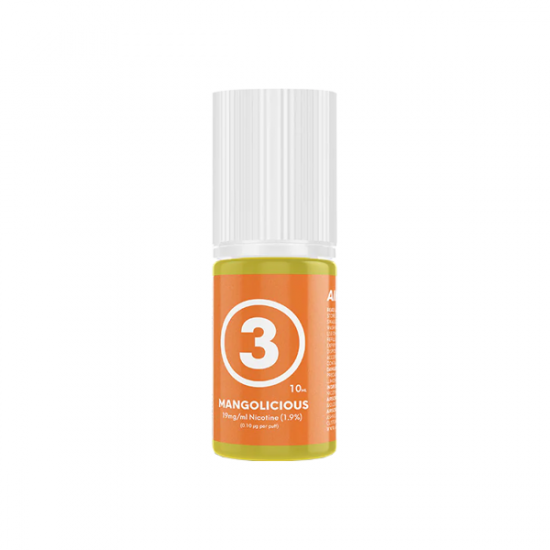 19mg 313 E-Liquid By Airscream 10ml E-liquid (60VG/40PG) - Flavour: Mangolicious