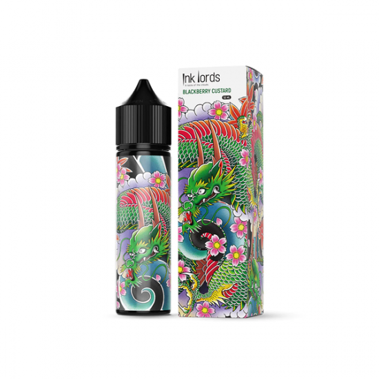 Ink Lords By Airscream 50ml Shortfill 0mg (70VG/30PG) - Flavour: Blackberry Custard