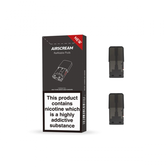 AirsPops Refillable Replacement Pods 2PCS 1.5Î© 1.6ml