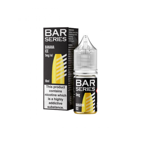 5mg Bar Series Nic Salts 10ml (50VG/50PG) - Flavour: Banana Ice