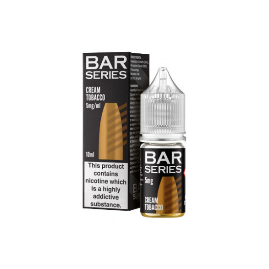 5mg Bar Series Nic Salts 10ml (50VG/50PG) - Flavour: Cream Tobacco