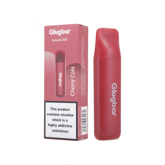 20mg Glugbar Ismod600 Disposable Vape Device 600 Puffs - Flavour: Cherry Cola