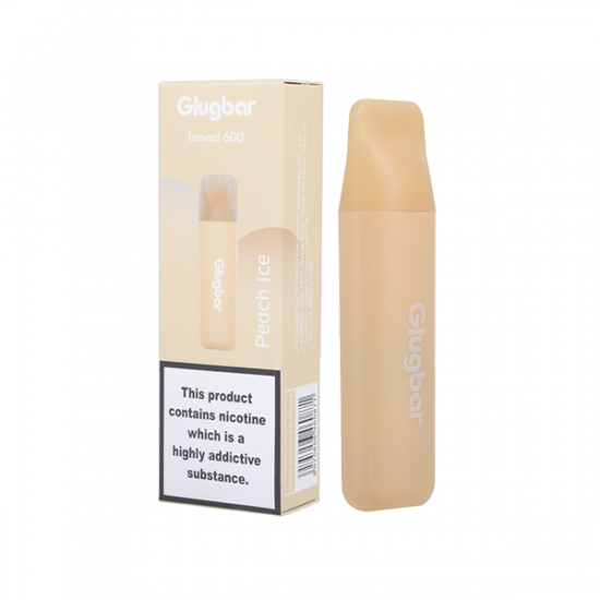 20mg Glugbar Ismod600 Disposable Vape Device 600 Puffs - Flavour: Peach Ice