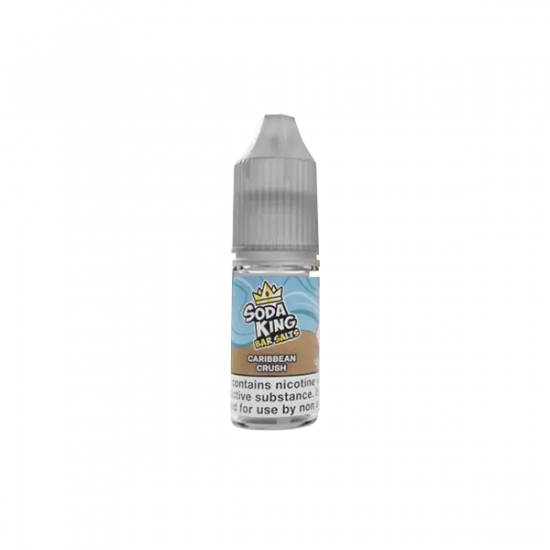 Soda King Bar SALTS 5mg Nic Salts 10ml - (50VG/50PG) - Flavour: Caribbean Crush