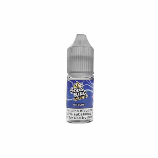 Soda King Bar SALTS 5mg Nic Salts 10ml - (50VG/50PG) - Flavour: Mr Blue