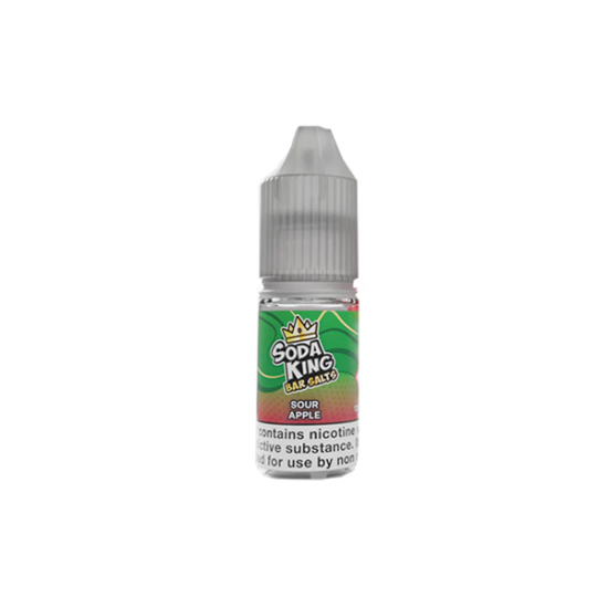 Soda King Bar SALTS 5mg Nic Salts 10ml - (50VG/50PG) - Flavour: Sour Apple