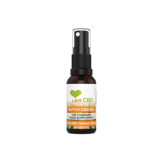 Love CBD 150mg Dutch CBD Oil Spray - 20ml